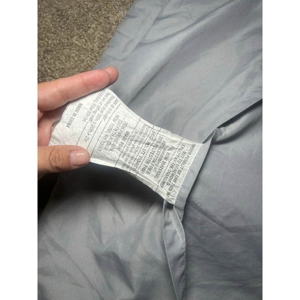 Gray White Plaid Quilted‎ Pillowcase Sham Cozy Modern Casual Basic
